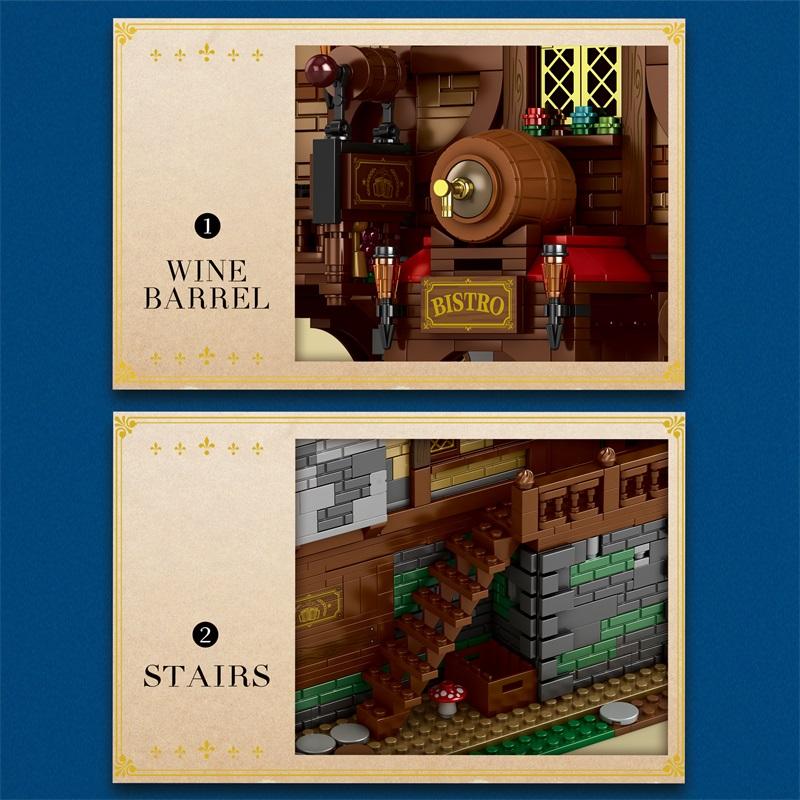 Medieval Tavern Building Blocks Set (NO.66018)