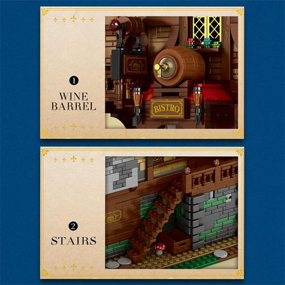 Medieval Tavern Building Blocks Set (NO.66018)