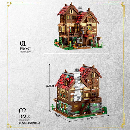 Medieval Tavern Building Blocks Set (NO.66018)