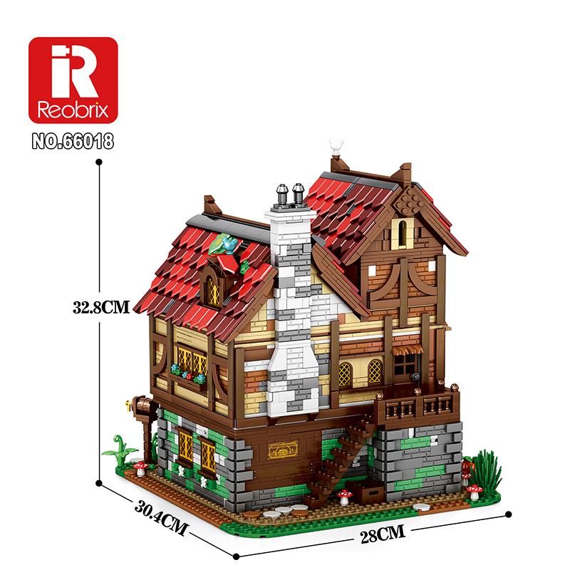 Medieval Tavern Building Blocks Set (NO.66018)