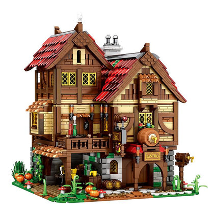 Medieval Tavern Building Blocks Set (NO.66018)