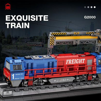 Freight Locomotive Building Blocks Set (NO.66021)