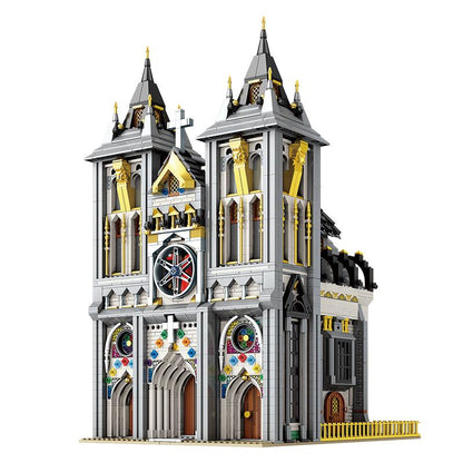 Medieval Church Building Blocks with LED Light (NO.66027)