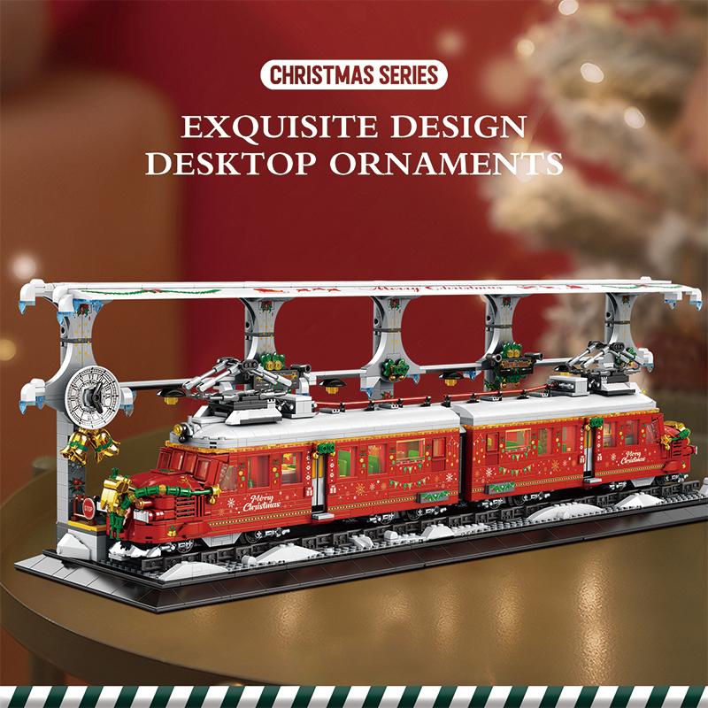 Christmas Train Building Blocks Set (NO.66034)
