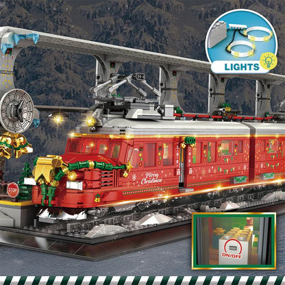 Christmas Train Building Blocks Set (NO.66034)