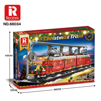 Christmas Train Building Blocks Set (NO.66034)