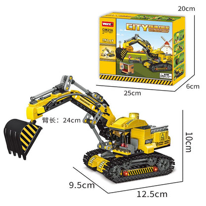 Technic Building Excavator Sets 2 in 1 - Construction Excavator Building Toys