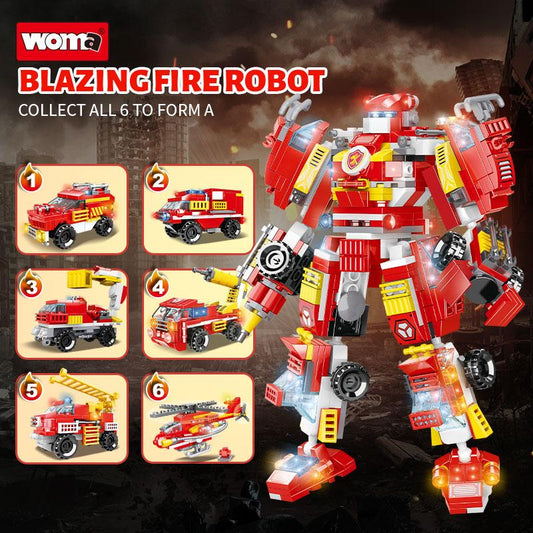 Blocks Fire Rescue Set