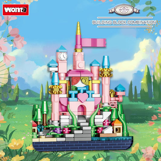 Castle Building Toys Set-192 PCS Building Fairy Castle Toys
